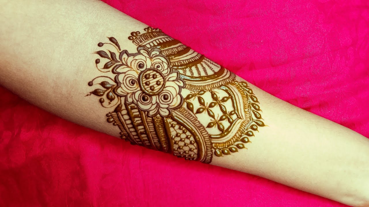 mid arm henna (one side)