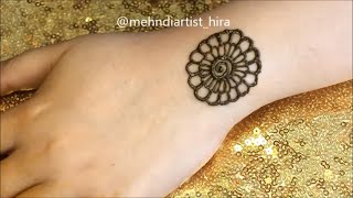 wrist henna (two sides)
