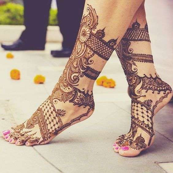 henna for legs