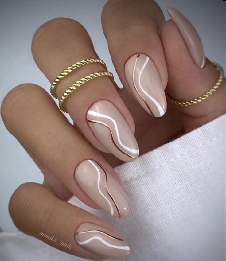 gel on natural nails hands, foot (design)