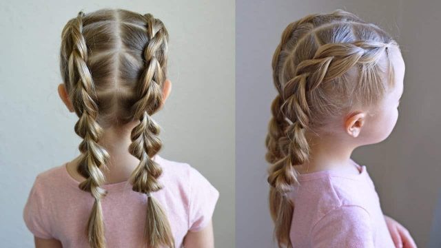 french ponytails for kids