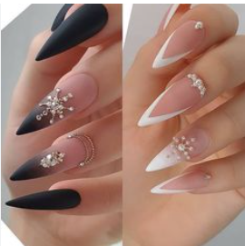 Nail art with crystal