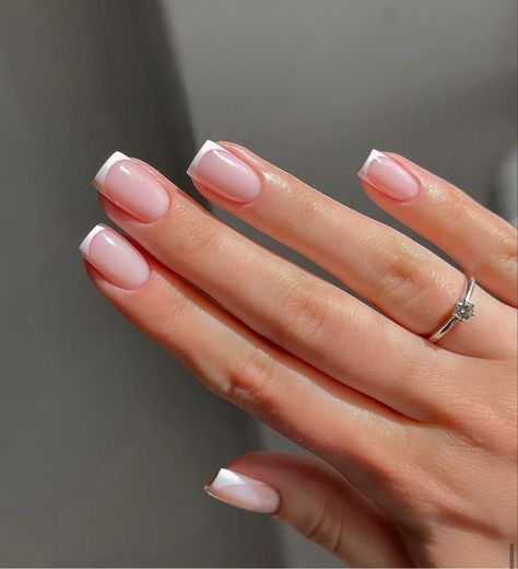 Nail extension with French