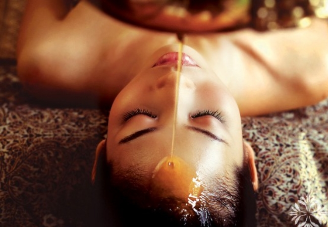 Oil bath with hair massage