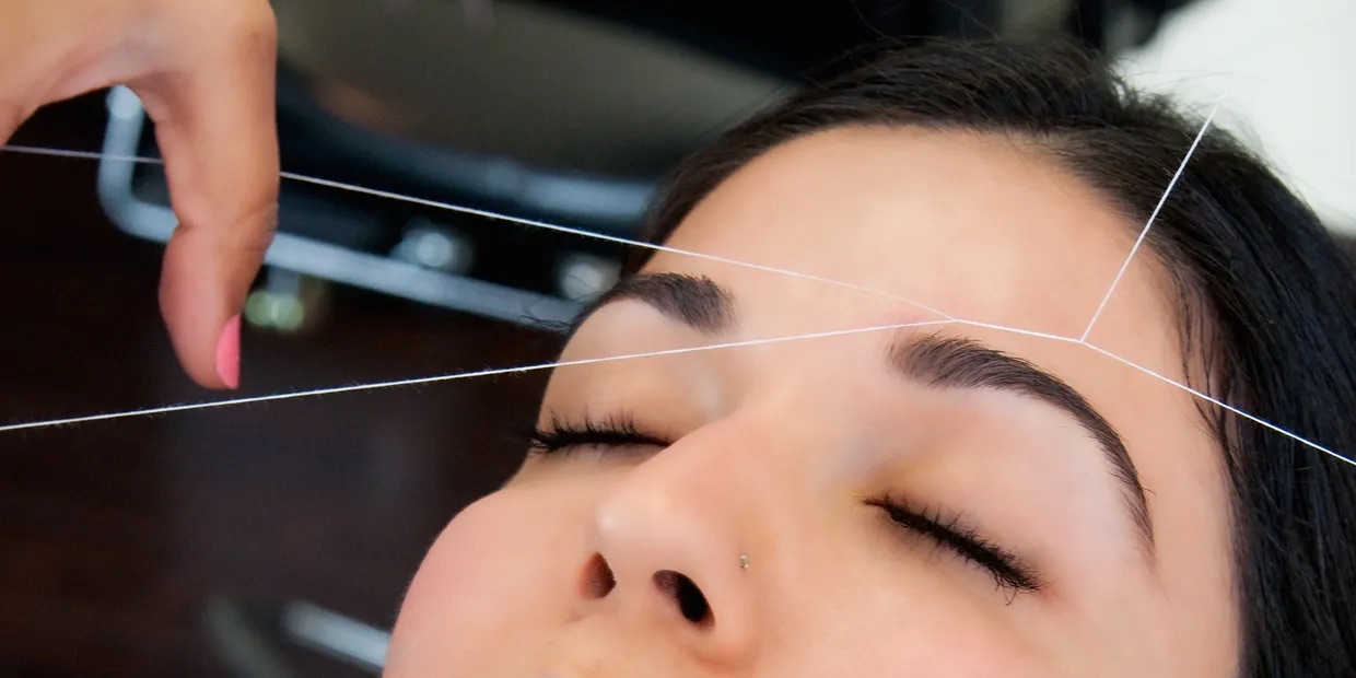 Upperlip threading